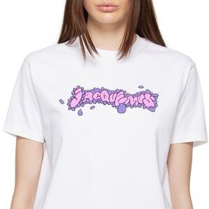 Jacquemus White 'Le T-Shirt Desenho' T-Shirt Size Small